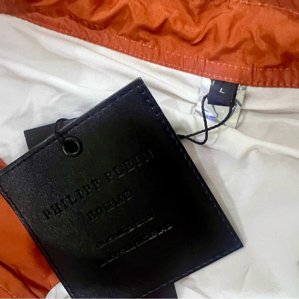 Philipp Plein Rust Swim Trunks for Men - Picture 2 of 3